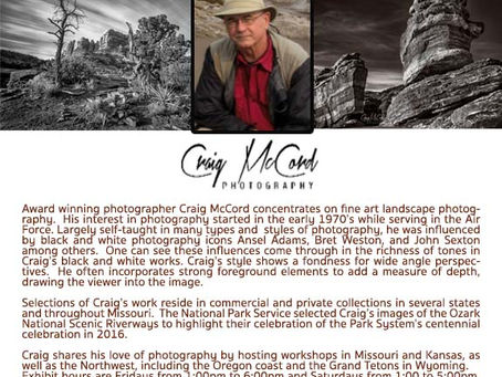 Craig McCord Art Exhibit