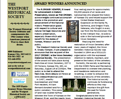 August 2017 Westporter Newsletter